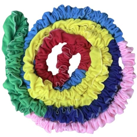 Generic Bande d'exercice de corde extensible coopérative, boucle de couleur, bande de résistance de longueur différente, 6m pour 11 joueurs