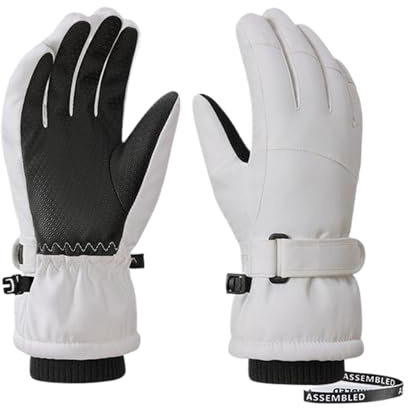 Guantes de snowboard para niños, guantes térmicos de snowboard para la temporada fría, cómodos guantes de esquí de invierno para niños para esquí, snowboard, senderismo, deportes, trineos