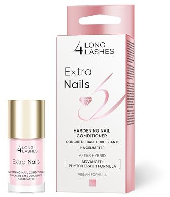 Long4Lashes Extra Nails Nagelhärter, 10 ml | Stärkende Basis, Nagelhärter und Nagellack | Für die Regeneration & Maniküre zu Hause