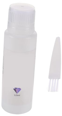 FIXOSHEE Diamond Art Glue Rhinestone Art Sealer Brush 120ml Compact Sealing Liquid for DIY Puzzle Craft Wall Fixing