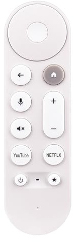 VINABTY Mandos a Distancia por Voz de Repuesto Aptos para Chromecast Google TV (4K & HD) & Google TV Streamer (4K)