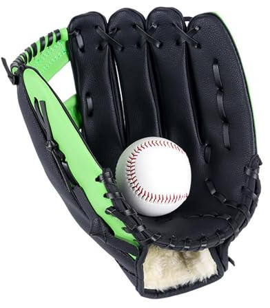 Baseballhandskar för barn, Softbollsvante för vuxna - Förtjockade Baseball Singelhandskar Barn Ungdom Vuxna,Hand Throw Mitts Handskar Set Ungdomsbaseball pojkar Flickor Träningsutrustning