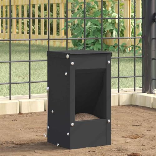 Mokuyary kaninfoder svart 12,5 x 12,5 x 25 cm