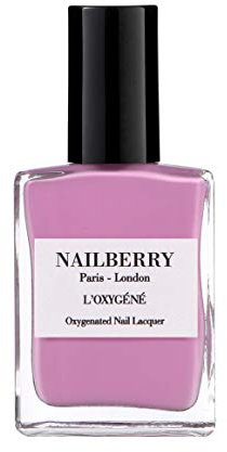 Nailberry L'Oxygéné Oxygenated Nail Lacquer | Lilac Fairy, Purple, 15ml | Polish for a Healthier Manicure & Long Lasting Colour | 12-Free, Vegan, Halal, Cruelty & Gluten Free