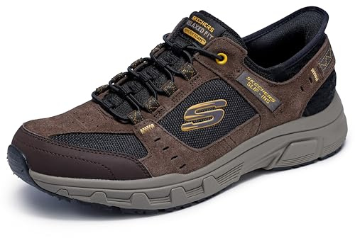 Skechers Homme Oak Canyon CONSISTENT Winner Chaussure de randonnée, Brown, 42 EU