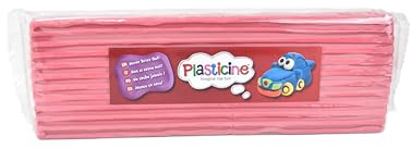 Plasticine 400 g, punch #39, modelleringsmassa för animatörer och modellbyggare, lätt att forma, perfekt för skulpturer, modeller och stop-motion