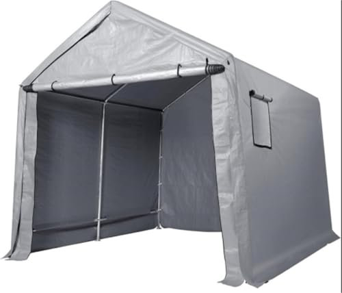 Tendone Garage Tenda Portatile da Esterno, Tenda istantanea, tettoia per Auto, Tenda Anti-Sole e Impermeabile, Riparo per Cortile, Auto, Bici Riparo Auto(7 x 12 ft)