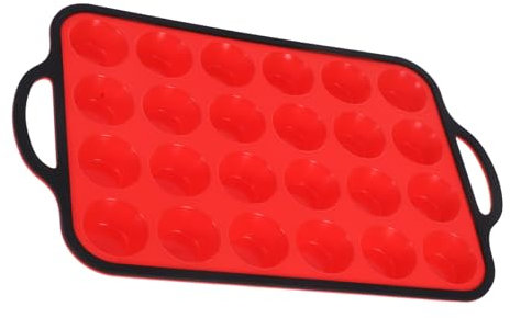 PRETYZOOM Teglia Per Mini Muffin in Silicone Antiaderente Per Pancake Mini Cupcake e Muffin Utilizzabile in Forno Per Uso Casalingo e Dolciaria