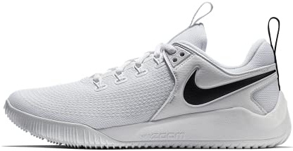 Nike Womens Zoom Hyperace 2 Volleyball Shoe nkAA0286 100 (7.5 M) White/Black