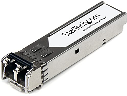 StarTech.com Transceiver Modul (SFP+ Module, 10GBase-SR HP kompatibel, Glasfaser, 850 nm, LC Multimode mit DDM)