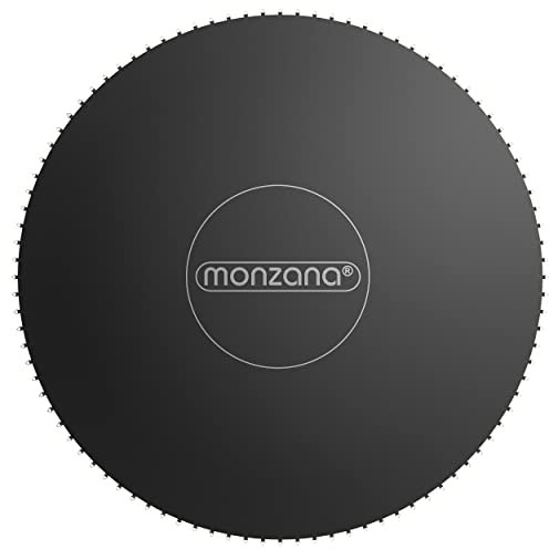 Monzana® Trampolin Sprungtuch 305 cm 64 Ösen 8-Fach vernäht UV-beständig 14 cm Feder 150 kg Garten Sprungmatte Ersatzteil