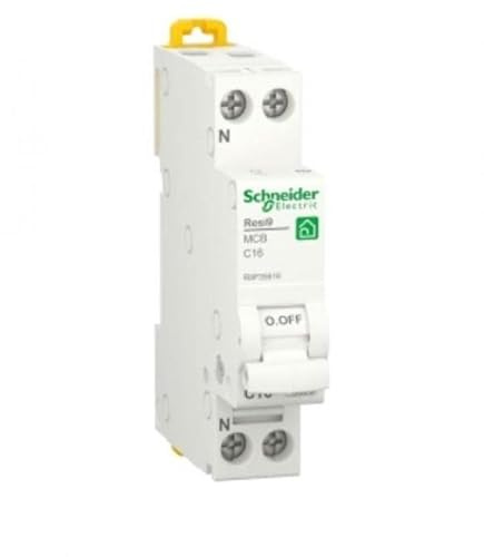 Schneider Electric Disjoncteur R9P35616-1P+N- 16A courbe C