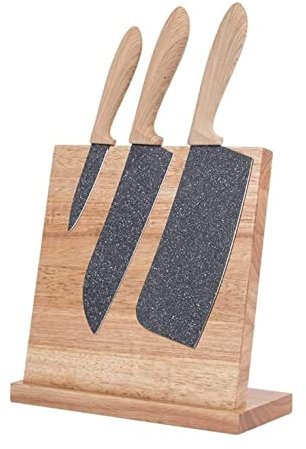 Soporte Cuchillos Cocina Soporte para Cuchillos Tablero Magnético Para Cuchillos, Bloque Para Cuchillos De Cocina, Soporte Para Cuchillos, Estante De Almacenamiento De Capacidad, Magnético Fuerte Bloq