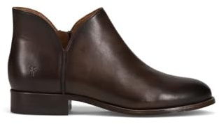Frye Melissa Shootie Women's Leather Bootie - Stylish Ankle-High Design, Versatile Comfort for Everyday Wear, Chocolate - 7M