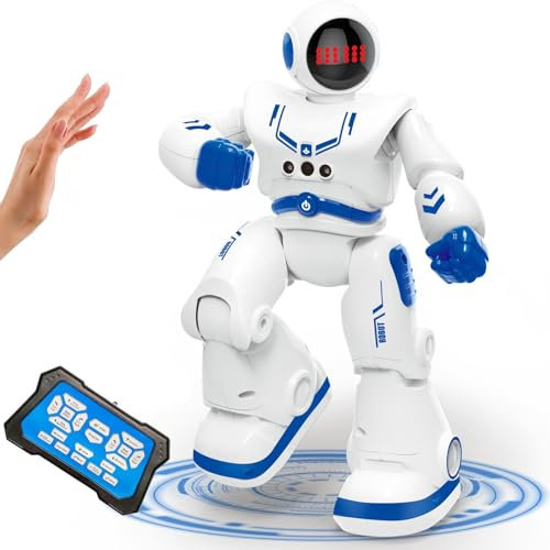 Juguete Inteligente RC Robot con Cantando/Bailar, Control Remoto y Sensing, Ideal para Niños de 6 a 12 Años para Cumpleaños y Navidad