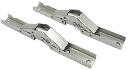 SQING 2 stücke Regal Halterung 90 Grad Klapp Scharnier Unterstützung Kombination Versteckte Kombination Versteckte Halterung Tisch Halter Möbel Teile