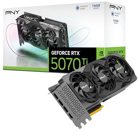 PNY Carte Graphique GEFORCE RTX™ 5070 Ti 16Go Triple Fan DLSS4