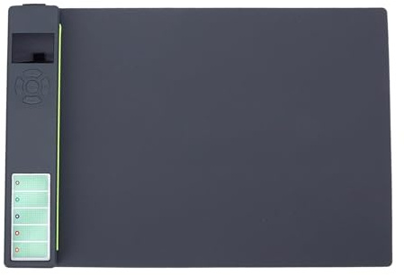 Fabater LCD Separator Värmeplatta 300W, 30-135°C Temperaturkontroll Värmematta för Telefon Tablet Skärmreparation, Exakt Digital Display Silikonvärmare för 16 Enheter, Bärbar (#1)