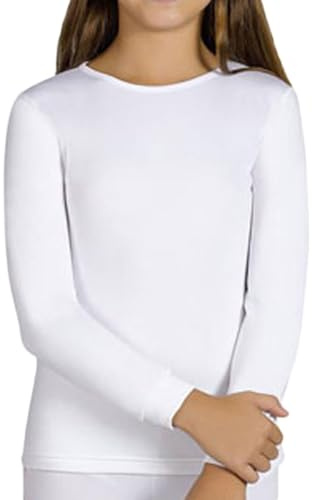 YSABEL MORA 70300 - Camiseta NIÑOS Termal Niñas Color: Blanco Talla: 14