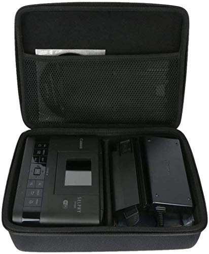 Khanka für Canon SELPHY CP1500 CP1300 CP1200 Kompakte Fotodrucker Hartschalen Reisetasche, Schützende Tragetasche für Canon SELPHY CP1500/CP1300/CP1200 Fotodrucker. (Nur Tasche)