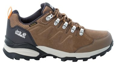 Jack Wolfskin Damen Refugio Texapore Low W, Brown / Apricot, 37 EU