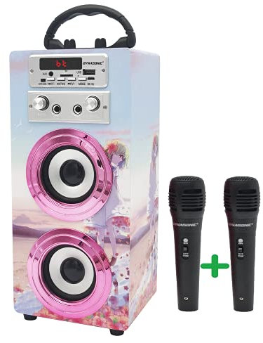 DYNASONIC 3º Gen- Mikrofon Karaoke Spielzeug, ideal für originelle Geschenke für Kinder, Mädchen, Spielzeug, Karaoke mikrofon Kinder Spielzeug (025-17)
