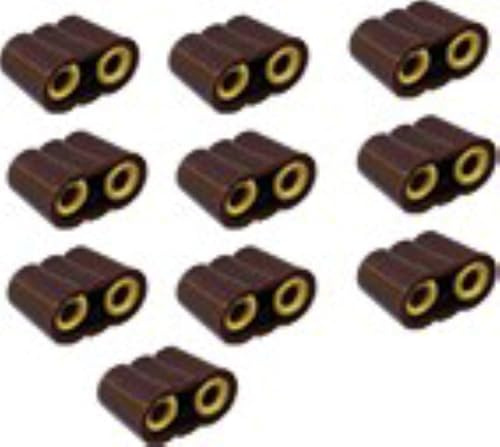 FADEDA 10 x plugg munstyck/höjd: 1 cm/handmålad/detaljerade krubbfigurer – julbord, dekoration, krubbtillbehör