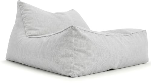 Aiire Poltrona Pouf da Esterno di Lusso - Puff per Sedersi Moderni per Giardino e Piscina - Bean Bag XXL Design con Imbottitura - Cuscino da Lettura Gigante, Puf a Sacco