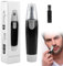 Ear and Nose Hair Trimmer, Professional Painless Eyebrow & Facial Hair Trimmer for Men Women Showerproof Nostril Hairs Trimmer Battery-Operated Easy to Clean