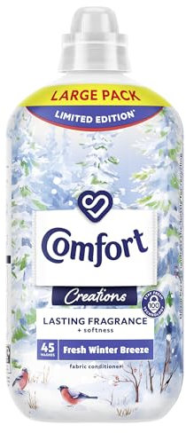 Comfort Creations Fresh Winter Breeze Limited Edition Fabric Conditioner 45 washes (1.35 L) - Multipack of 6
