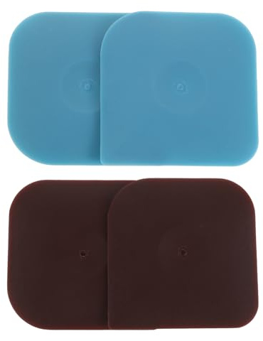 Alipis 4pezzi Raschietto per Pentole in Ghisa Paglietta in Nylon Robusto Utensile da Cucina per Pulizia Versatile Strumento Raschietto Impugnatura Ergonomica