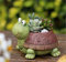 Binoster Macetas de Plantas, Lindas macetas con Forma de Animales de Dibujos Animados florero macetas, contenedores, macetas de decoración del hogar, Mini Ornamento de Escritorio (Tortuga)