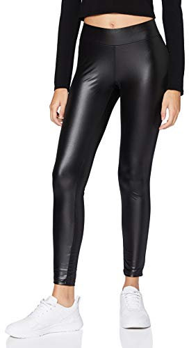 Urban Classics Ladies Imitation Leather Leggings Black L