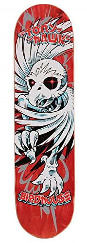 Birdhouse Pro Hawk Spiral Skateboard Deck Red 8