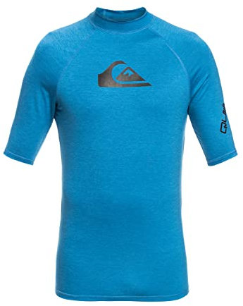 Quiksilver All Time - Short Sleeve UPF 50 Rash Vest for Boys 8-16 - Jungen 8-16.