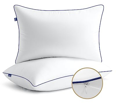 BedStory - Almohadas (60 x 60 cm, 2 Unidades, Altura Regulable, hipoalergénicas, Lavables a máquina