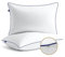 BedStory Oreillers 60x60 Lot de 2-Réglables en Hauteur - Hypoallergéniques - Lavables en Machine, Blanc