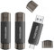 KOOTION USB Stick 128GB, 3er USB C 128G OTG USB 2.0 Speicherstick 2-in-1 128G Flash Laufwerk Type C Flash Drive 128 Gbyte für PC/Laptop, Typ-C Handy
