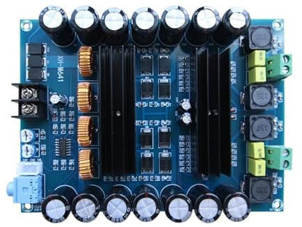 Hi-Fi-förstärkare，Audioförstärkare 2 * 150W Audio High Power 2 kanaler TPA3116D2 Stereoförstärkare TL074 XL6019 TPA3116 DC12V/24V bilförstärkare Med Boost System
