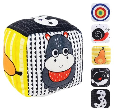 Bolas Sonajero para Bebé,Bola Sonajero - Pelota de agarre de mano de tela para niños pequeños,Pelota sensorial Tag, pelota sonajero para niños pequeños, pelota sensorial con campana, pelot