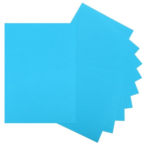 QUARKZMAN 10 Feuilles De Papier Cartonne Bleu Ciel 8.5 x 11 A4 Papier Epais 250gsm/170lb Carton En Vrac Pour Imprimante DIY Scrapbook Menus Cartes Invitations Et Artisanat