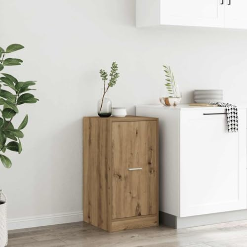 Mokuyary Armario farmacéutico de roble Artisan, 40 x 41 x 77,5 cm, material de madera, para medicamentos