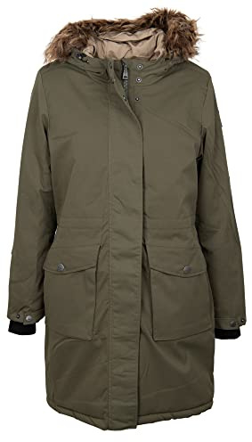 G.I.G.A. DX Gw 24 Wmn Prk Parka Funcional Informal con Capucha, Verde Oliva, 36 para Mujer