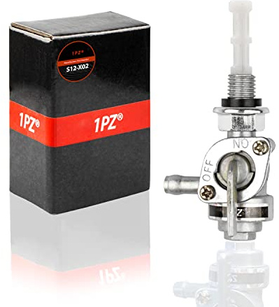 1PZ S12-X02 Grifo de Gasolina generador, Llave de gasolina M10 X1,25 para Moto ATV Quad Go Kart, válvula del interruptor de combustible del tanque de gas