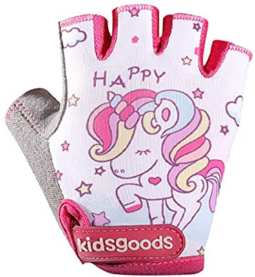 Fowybe Kletterhandschuhe für Kinder | Atmungsaktive Fingerlose Fahrradhandschuhe zum Reiten,rutschfeste Kurzfinger-Handschuhe für Kinder zum Radfahren, Klettern, Reiten