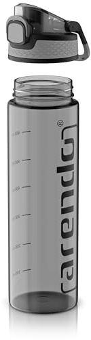 Arendo - Eiweiß Shaker Protein Shaker – 700ml – Trinkflasche mit Deckel OneClick Verschluss – Füllmenge Skala Markierungen – Spülmaschinen geeignet – Proteinshaker für Freizeit Sport Fitness