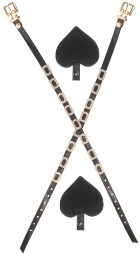 VILLCASE Cinturini per Scarpe Tacchi Alti in PU Regolabili Anti-Allentamento Cinturini Decorativi per Tacchi da Donna Accessori per e Pratici per Uso Prolungato