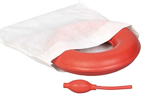 Behrend - Juego de cojines de aire, cojín para anillos, incluye funda desechable y bomba, 43 cm