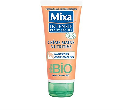 MIXA - Intensif Peaux Sèches Mains Ongles Bio Tube 100Ml - Lot De 3 - Offre Special