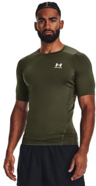 Under Armour Men's Armour HeatGear Compression Short-Sleeve T-Shirt, (390) Marine OD Green / / White, XX-Large Tall